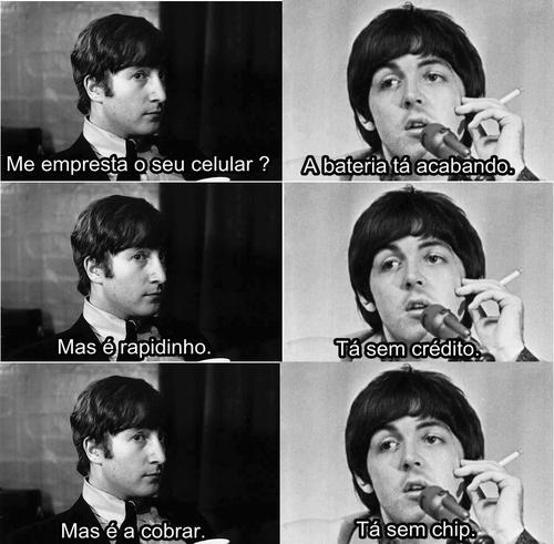 The Beatles crédito celular