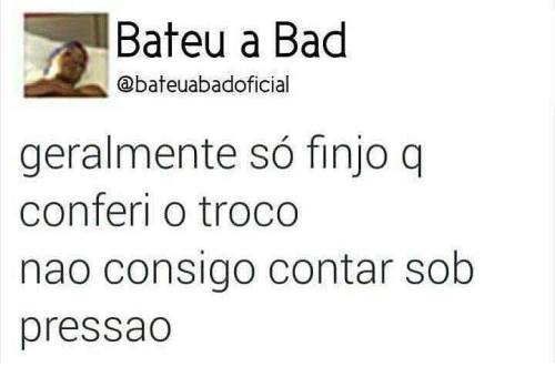 conferir o troco sob pressao